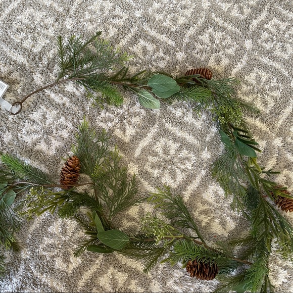 Pine cone Christmas garland 6ft